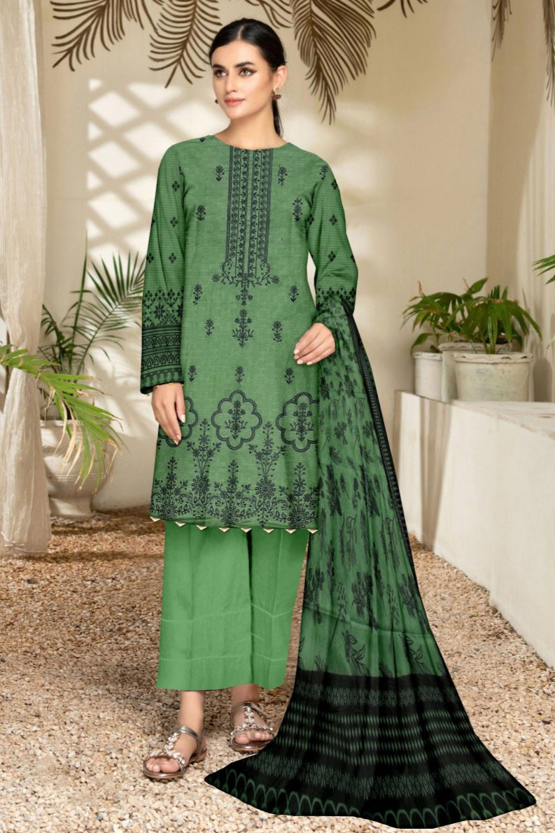 ZARQA 3PC EMBROIDERED