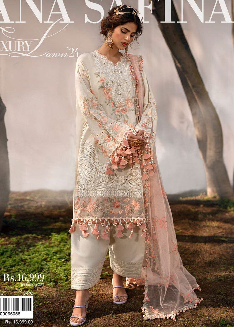 SANA SAFINAZ EMBROIDERED 3PC UNSTITCHED