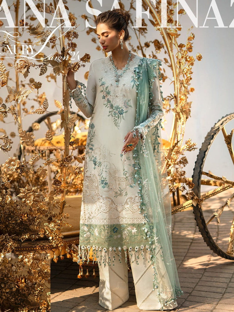 SANA SAFINAZ EMBROIDERED 3PC UNSTITCHED