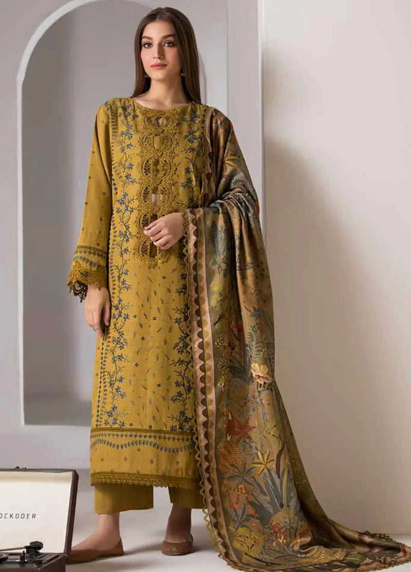 Areesha 3PC Unstitched Embroidered Collection