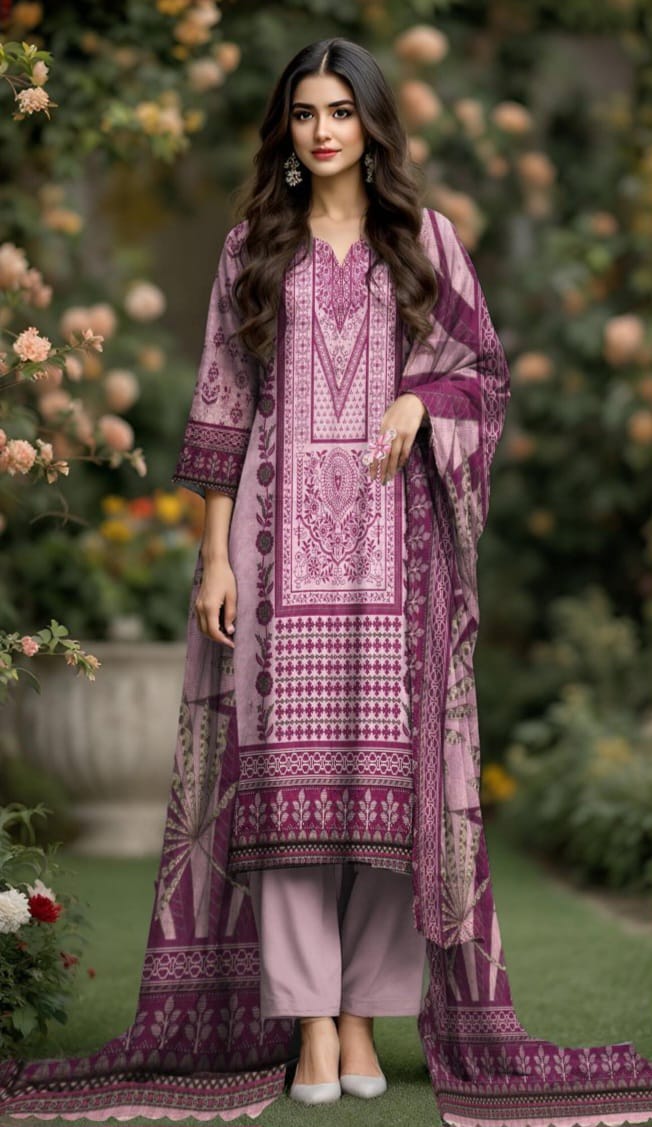 ROOHI 3PC UNSTITCHED