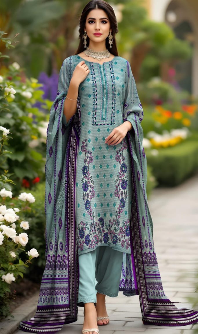 SUMAYYA 3PC EMBROIDERED UNSTITCHED