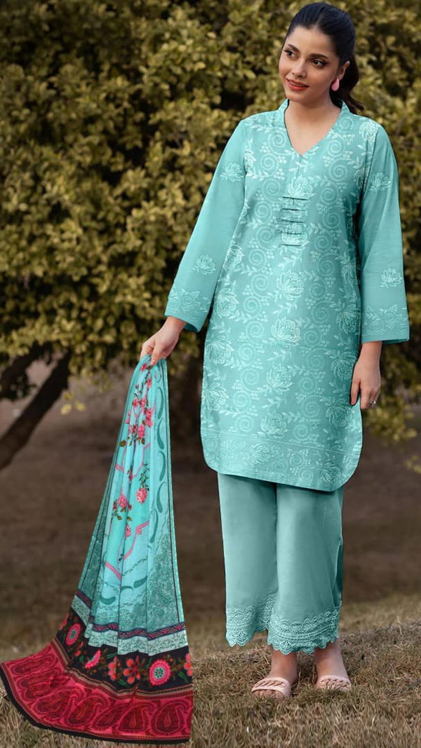 Zunaisha 3PC Embroidered Eid Collection