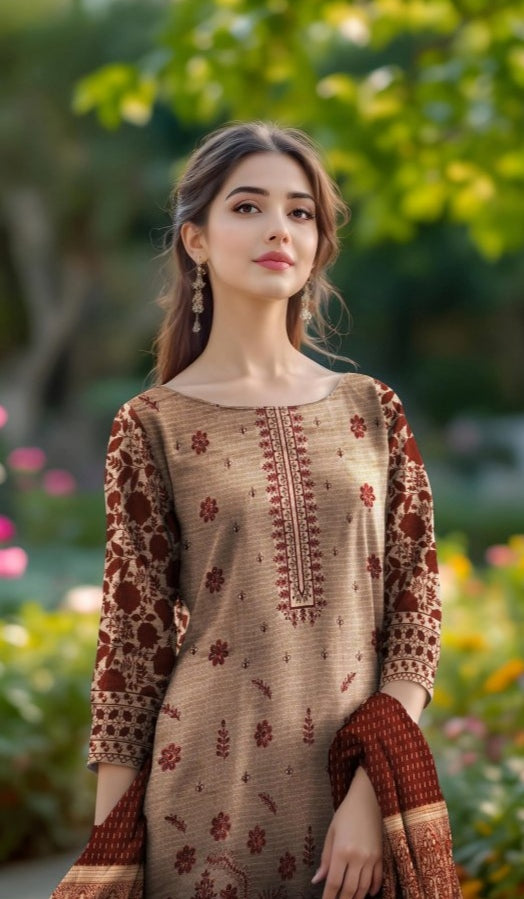 SUMAYYA 3PC EMBROIDERED UNSTITCHED