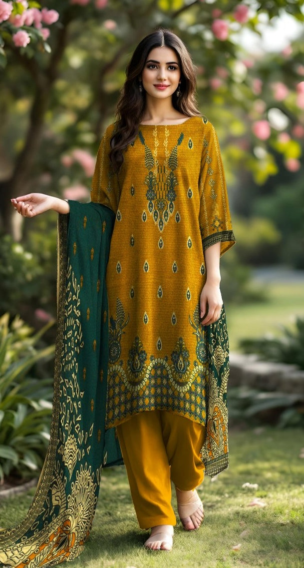 SUMAYYA 3PC EMBROIDERED UNSTITCHED